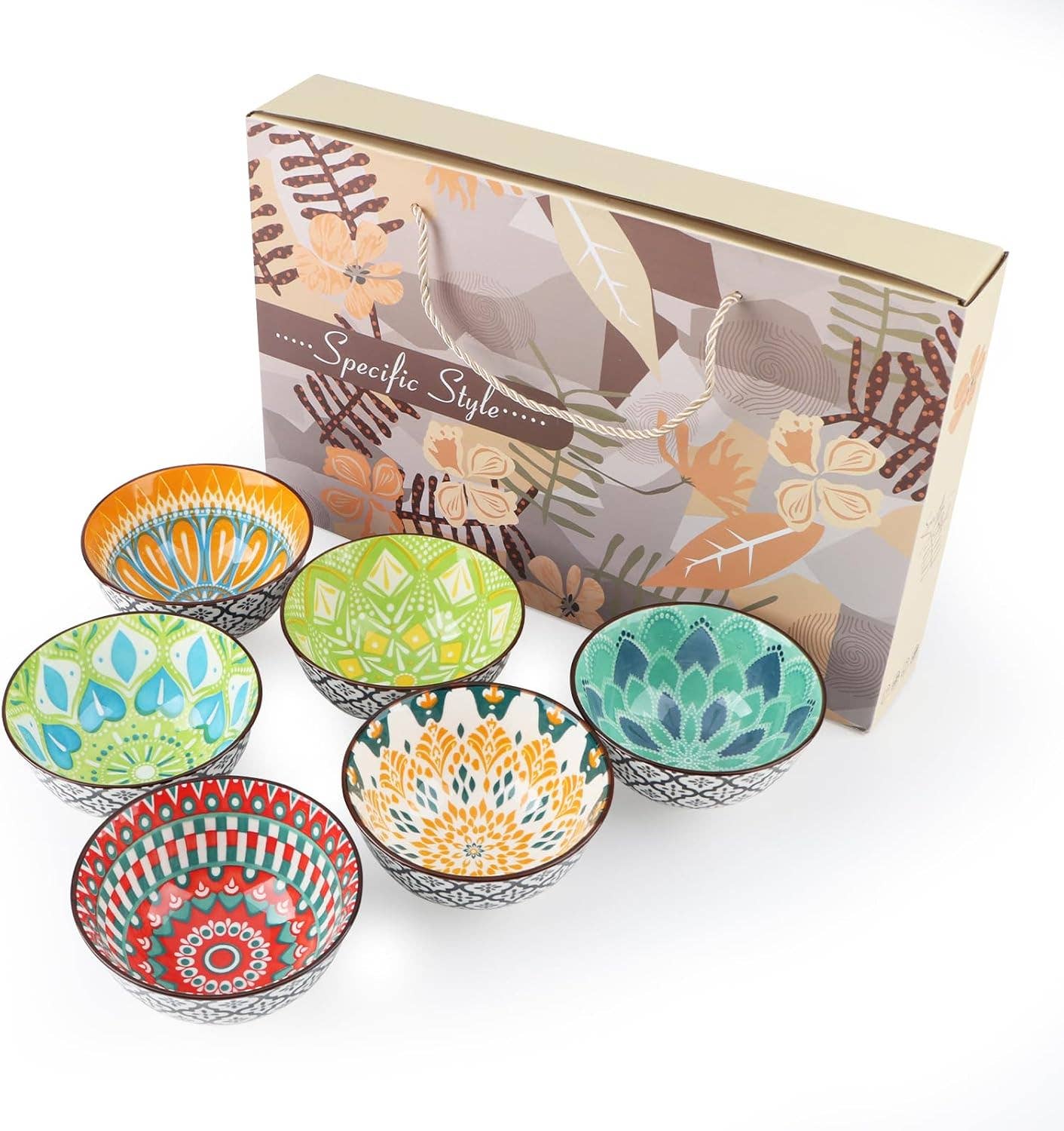 VIGOR - Wholesale Kom - Keramische rijstkommen, 10 oz Japanse stijl porseleinen dessert4