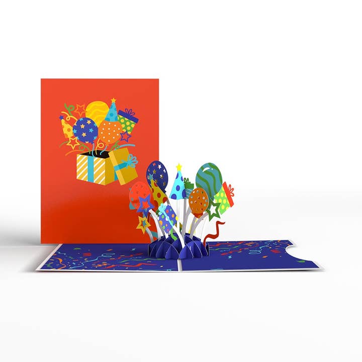 Lovepop Cards - Wholesale Birthday Card - Happy Birthday Endless Surprises 5"x7” to 2"x3” Nesting Card6
