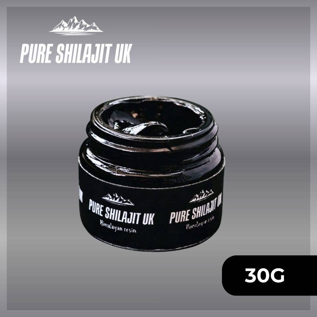Pure Shilajit UK - Vente Supplément oral/vitamine - Résine de Shilajit Himalayen Authentique – 100g Non Marqué/WhiteLab1