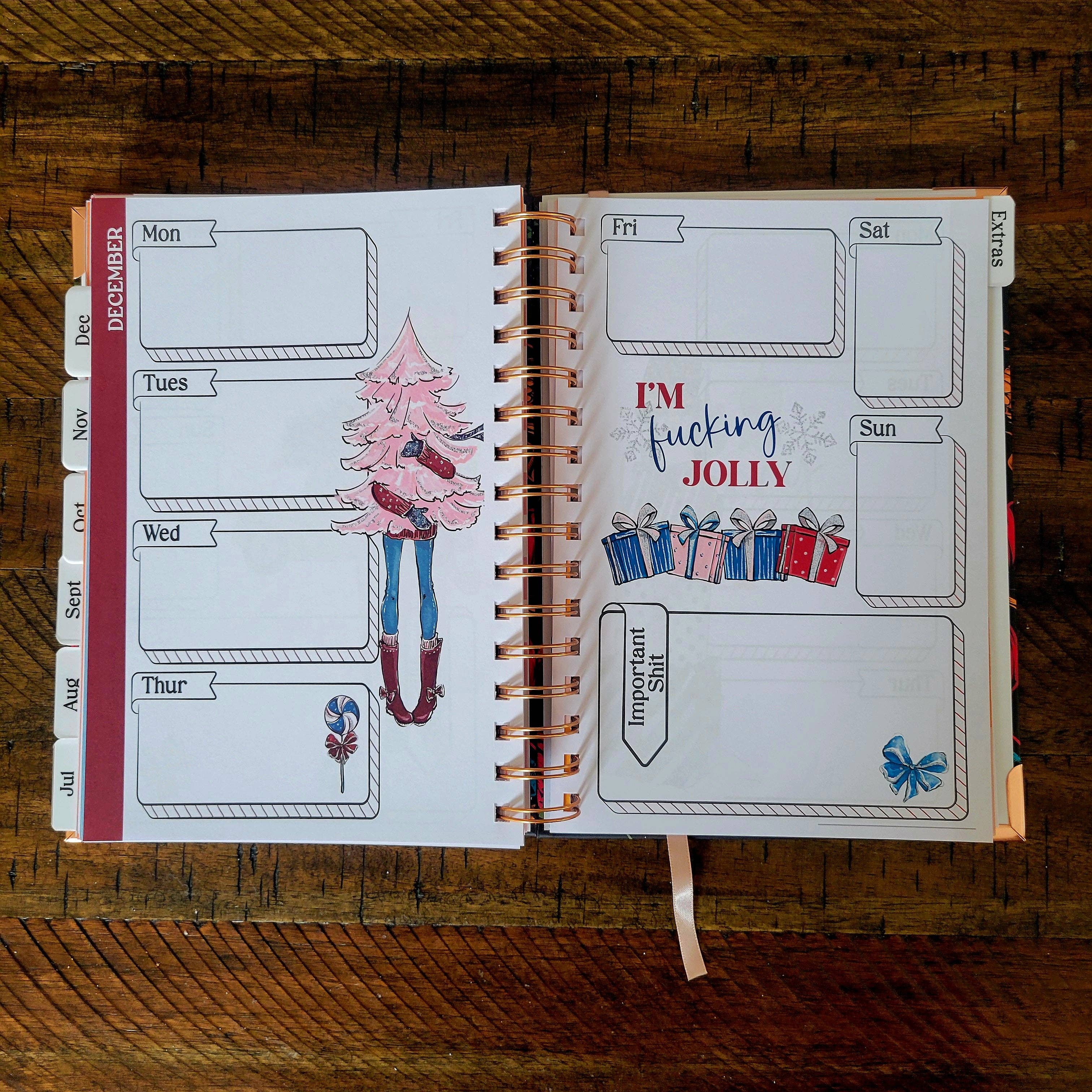 DIYxe - Wholesale Planner - Grijp de verdomde dag Ongedateerde Sweary Planner | Day Planner14