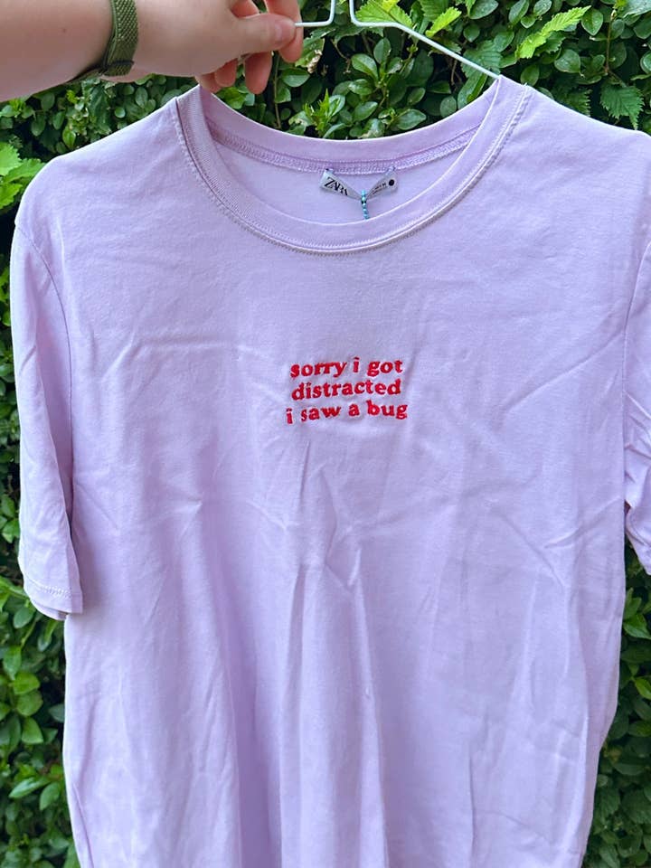 Sorry I Saw a Bug TShirt for wholesale by Slug Studios