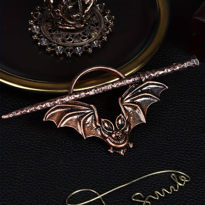 SALINA TRADING INC - Wholesale Hair Pin - Vintage Gothic Bat Hairpin Alloy Hair Accessory2