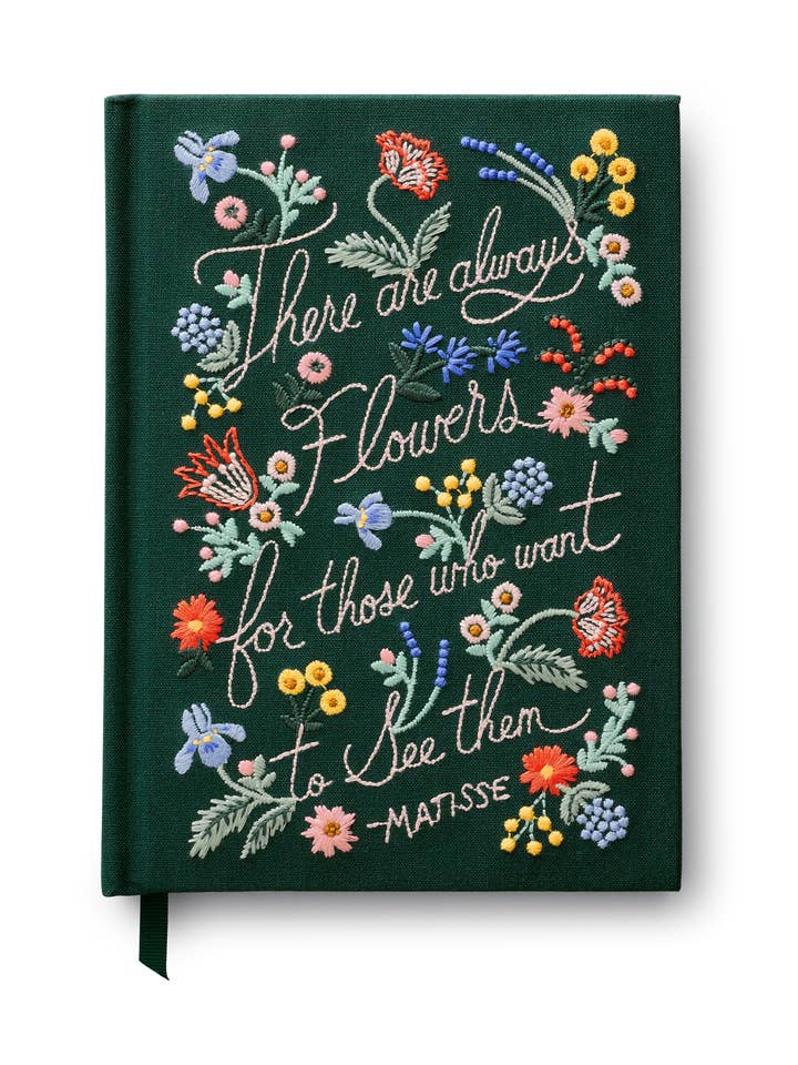 There Are Always Flowers Embroidered Journal and other Purchase Wholesale stitched. Free Returns & Net 60 Terms on Faire trending on Faire.