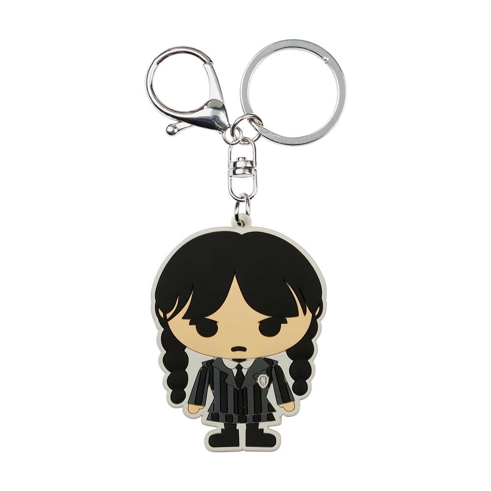 KARACTERMANIA - Venta al por mayor Llavero - Mujer - Miércoles Chibi-Llavero Brand, Negro0