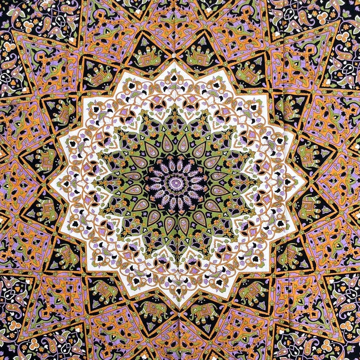 Lungta Imports - Wholesale Tapestry/Textile - Star Elephant Tapestry Wall Hanging Decor 80”X50” 5