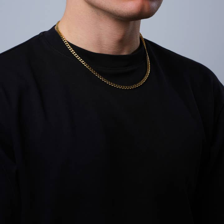 Twistedpendant - Wholesale Link & Chain Necklace - Gold Cuban Chains 16" - 26"1