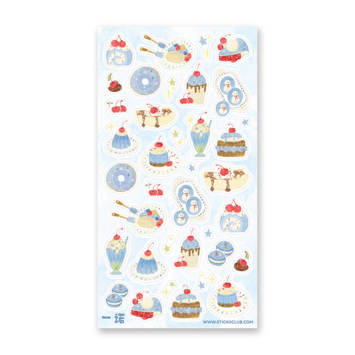 Foglio di Adesivi Ciliegina Sulla Torta per la vendita all'ingrosso da parte di STICKII