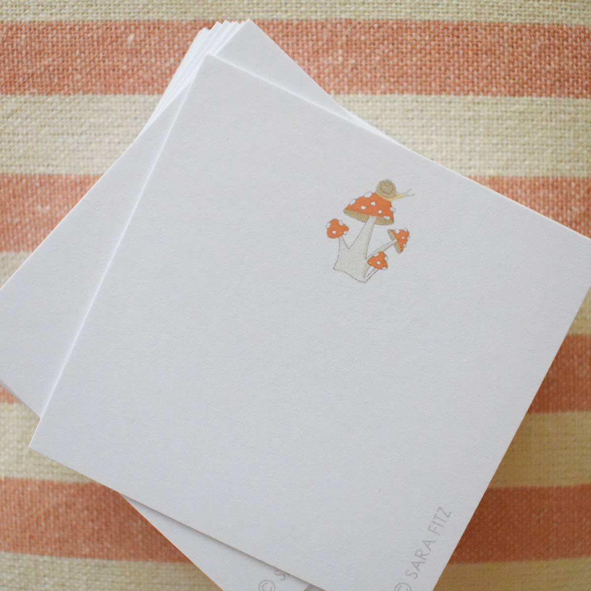 Sara Fitz - Wholesale Stationery/Notecard Set - Lim. Edition Mushroom Notelet1