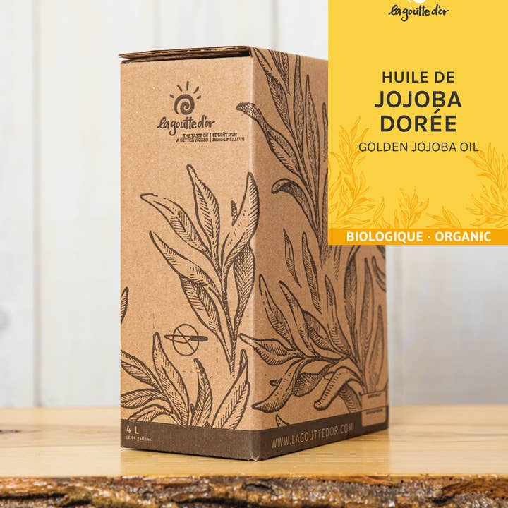 Organisk gyllene jojobaolja för wholesale av La Goutte d'Or Inc.