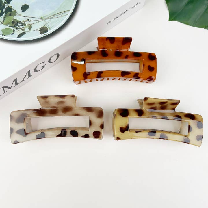 mildstyles - Wholesale Hair Clip - Women's - Leopard Print Hair Claw Clip7