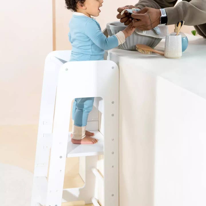 Coco Village - Wholesale Wood Toy - Kids - Educational Tower - White3