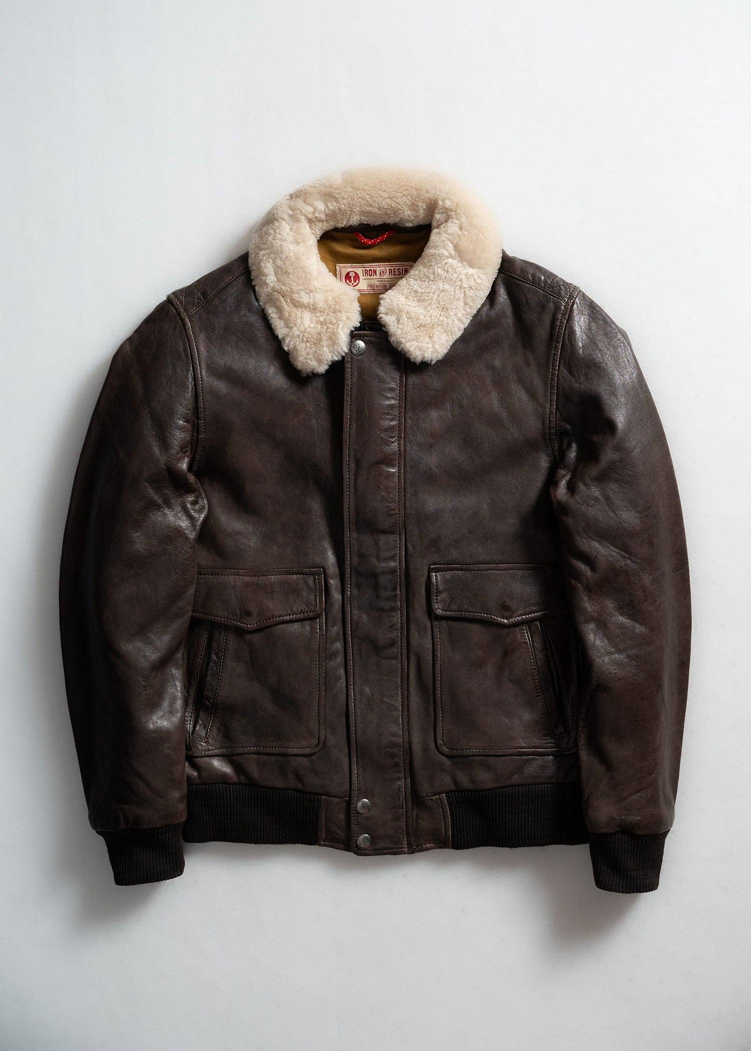 Iron & Resin – Engroshandel Motorcykeljakke - Herre – Hanson ko-læderjakke0