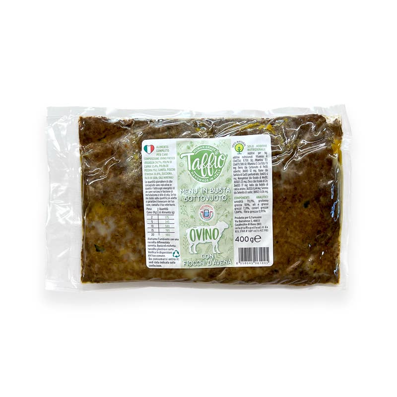 TAFFIO PET FOOD - Wholesale Pet Food - Dog - Vacuum-Packed Sheep 400g