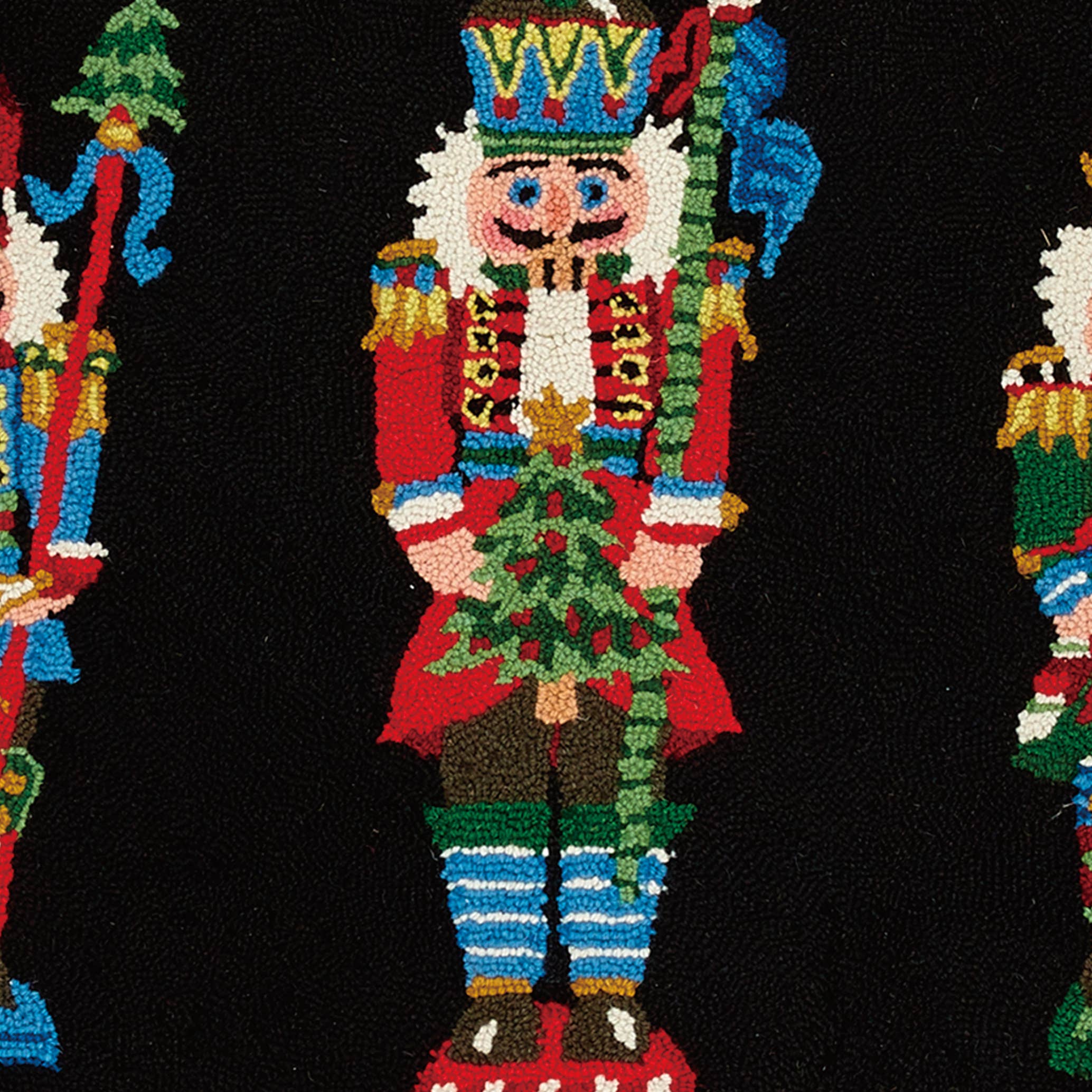 Peking Handicraft - Wholesale Area Rug - Nutcracker Pageantry Hook Rug - Christmas - Sally Eckman Roberts2