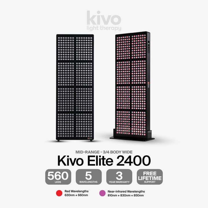 Kivo Elite 2400: Premium Extra Large Red Light Therapy Panel for wholesale by Kivo Red Light Therapy