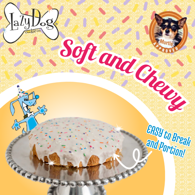 The Lazy Dog Cookie Co., Inc. - Wholesale Cake Mix - Vanilla Birthday Cake Mix w/ Sprinkles & Frosting Mix5