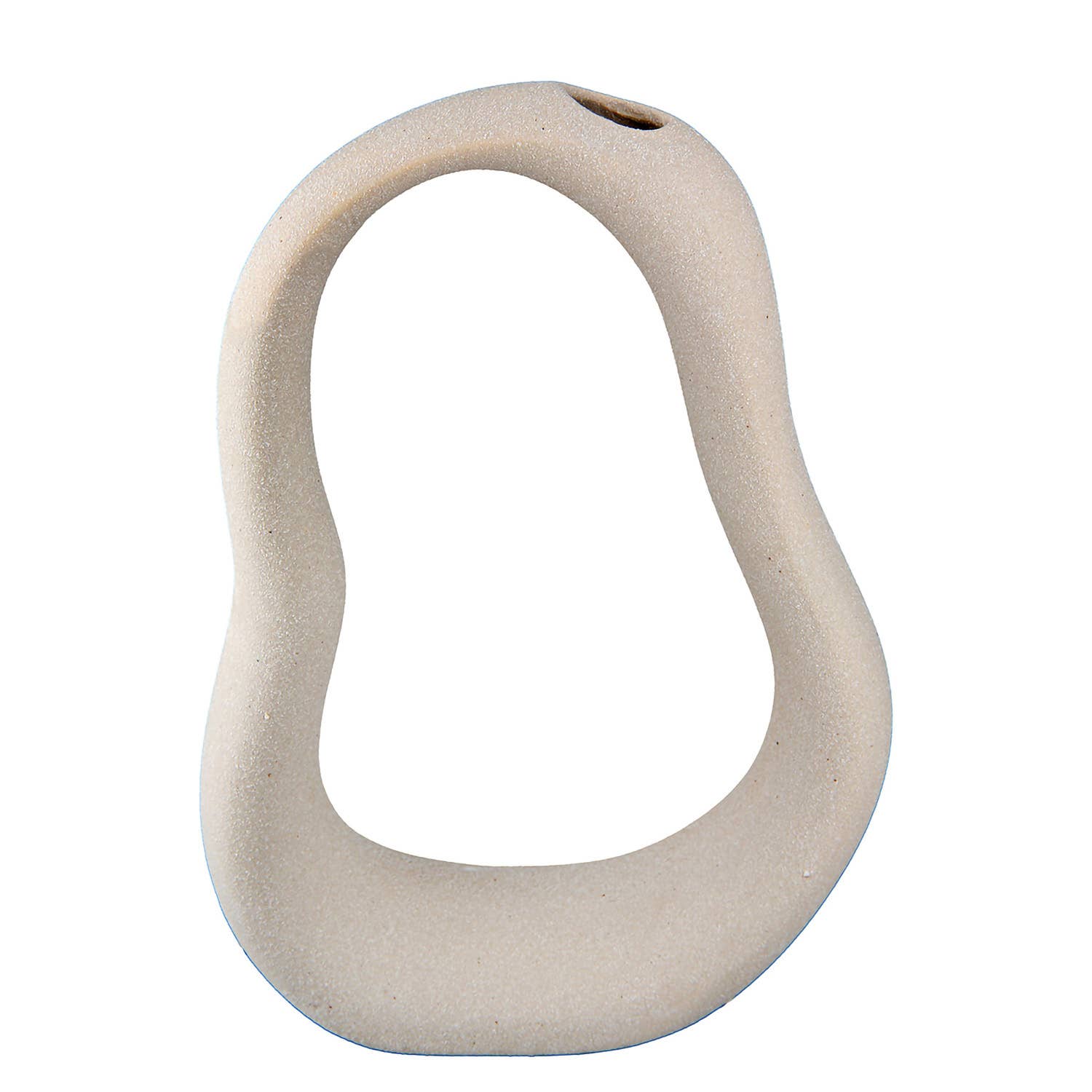beige/hvid Organisk porcelænsvase, 2 assorterede, højde 17,5 cm for engroshandel på Faire3