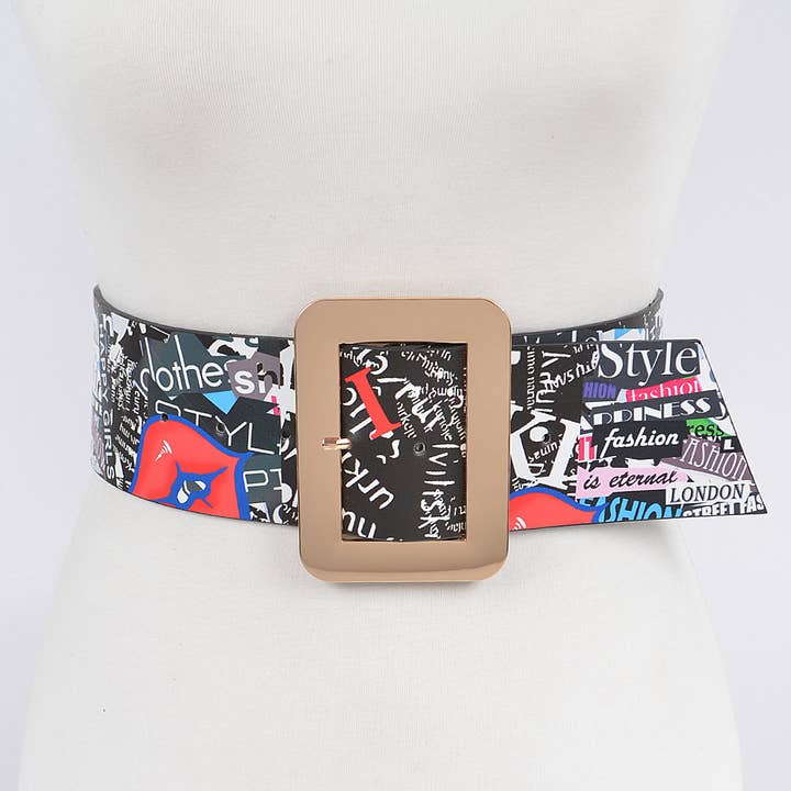 Multi Letter Belt for wholesale by 3AM BY H&D ACCESSORIES