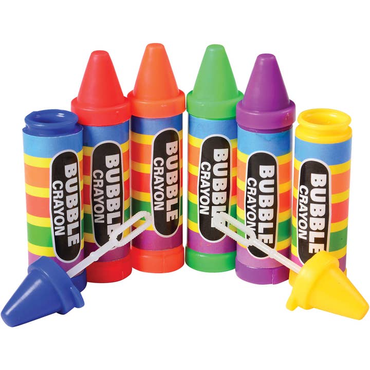 bedwina - Wholesale Bubble Wand - Kids - Mini Crayon Bubbles For Kids (Pack of 24) 0.5 Oz