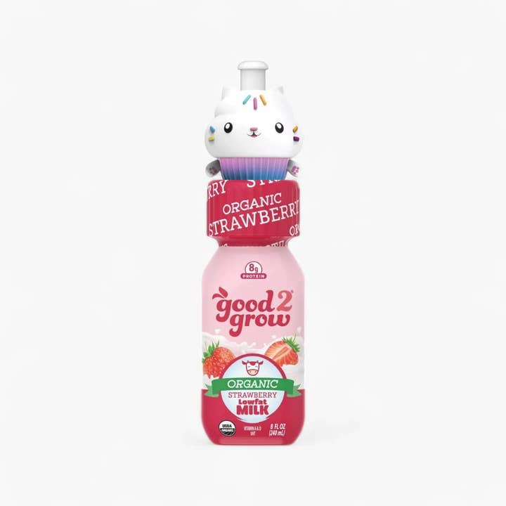 Good2Grow Organic Strawberry Milk 12/8 Oz for wholesale by L&F Universal Goods