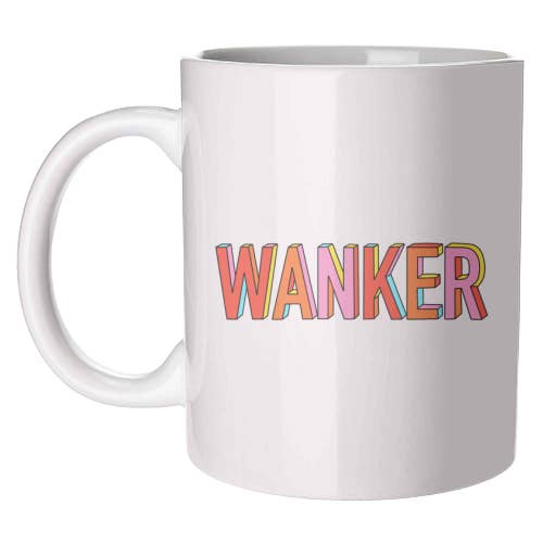 ART WOW - Vendita all'ingrosso Tazza - Tazze «Wanker in lettere 3D disegnate a mano»