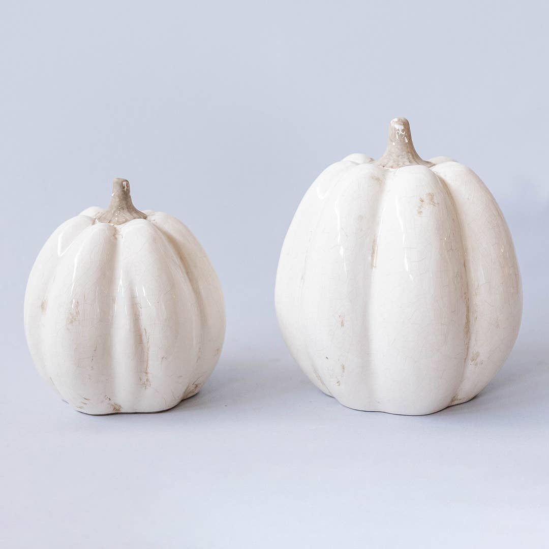 Forpost Trade Inc - Wholesale Decorative Tabletop Object - Ceramic Pumpkin, Large 5
