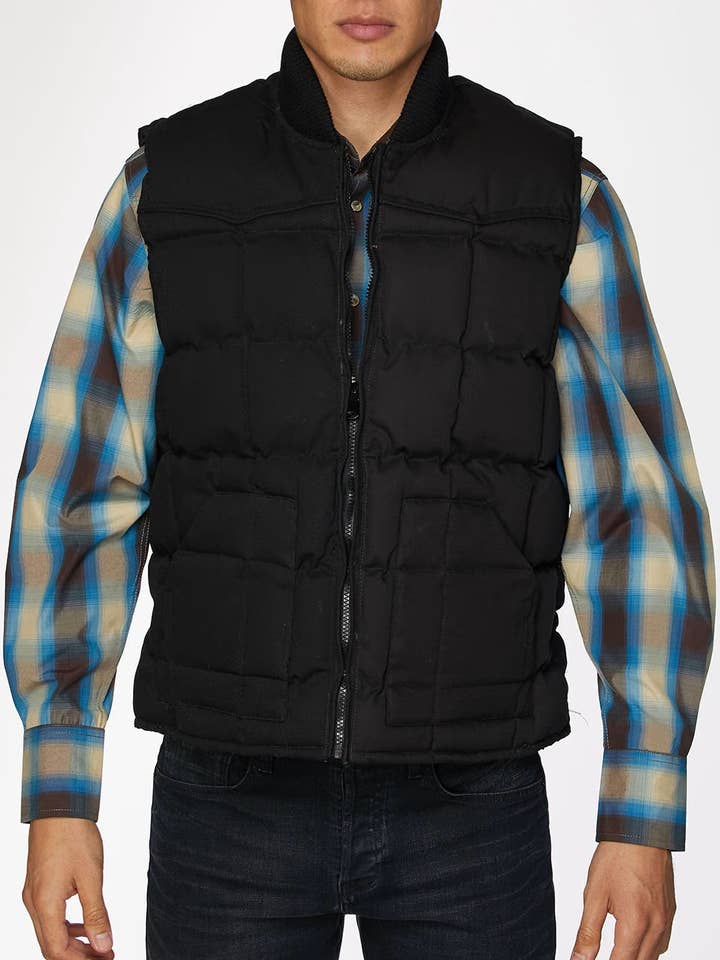 Rodeo Clothing - Wholesale Outerwear Vest - Men's - RODEO CLOTHING Men's Western Canvas Vest - 100% Cotton