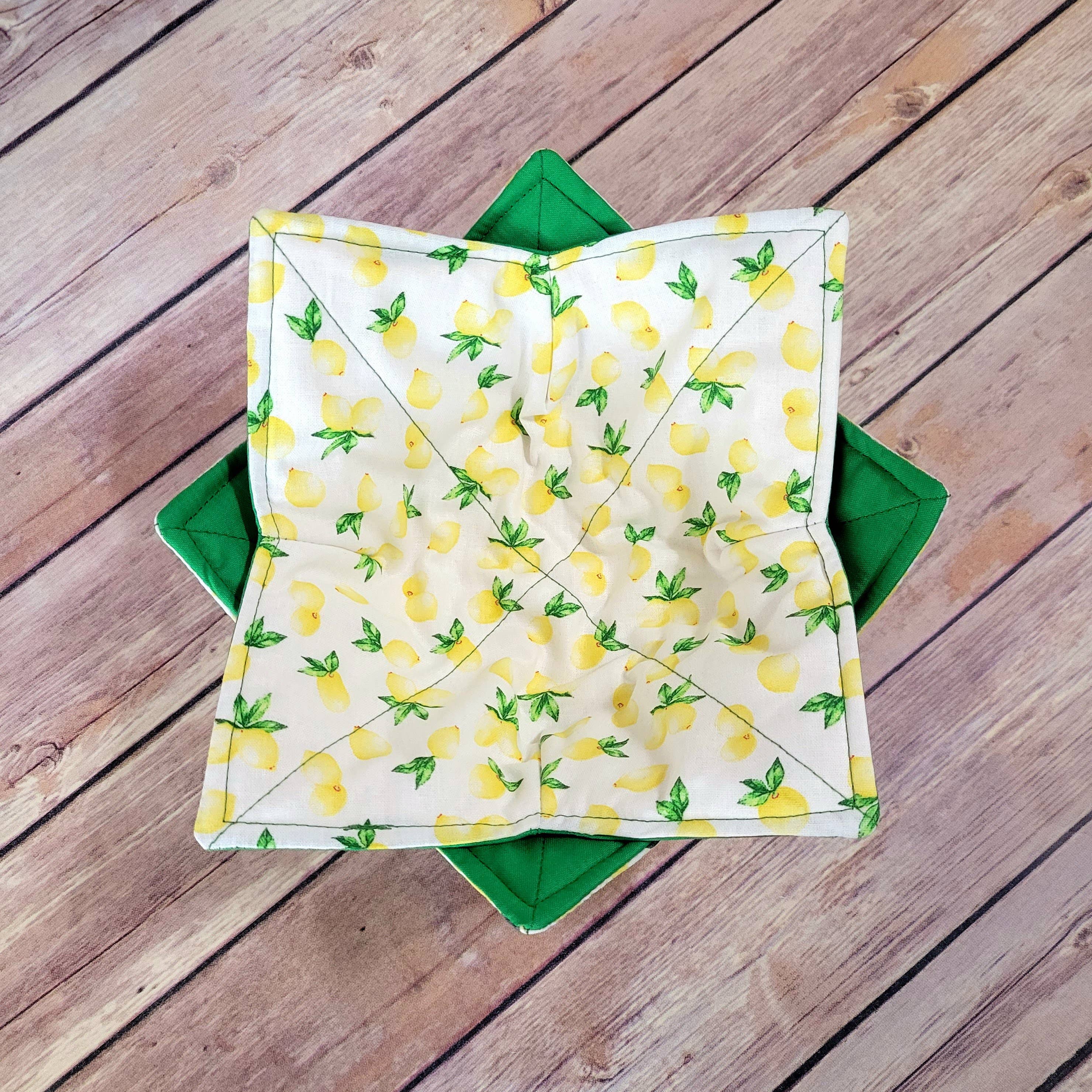 Burpie Bibs Boutique - Wholesale Oven Mitt/Pot Holder - Fruit Bowl Cozy | Lemon Cherry Strawberry Orange Hot Pad0