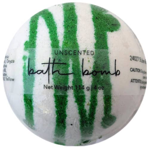 Unscented Bath Bomb for wholesale by Green Grapefruit Soaps