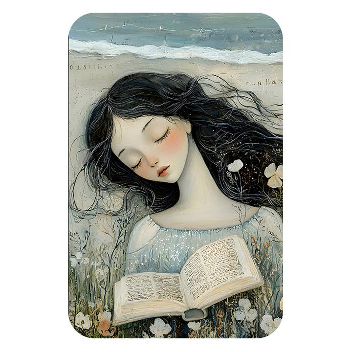 6 GICLEE GREETING CARDS " MOONLIGHT WHIMSY DREAMS SET #3 " for wholesale by FINE ART CARDS AND GIFTS