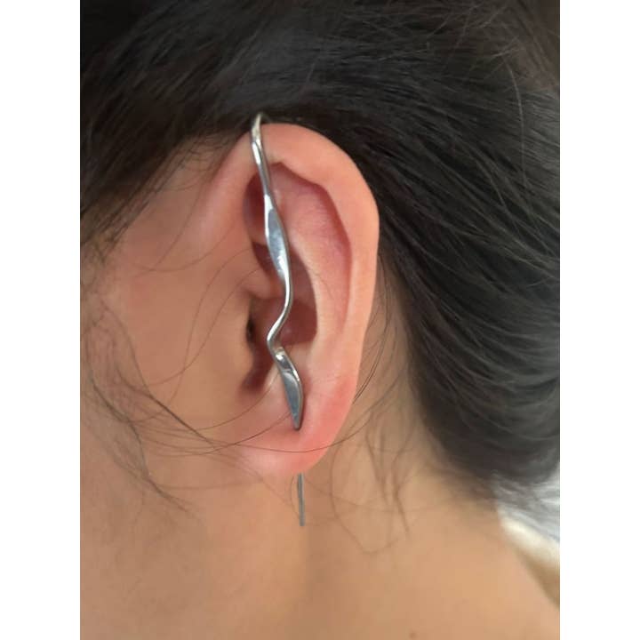 Silber SKAJ4152 Ohrhänger für Damen, Edelstahl für den Großhandel auf Faire3