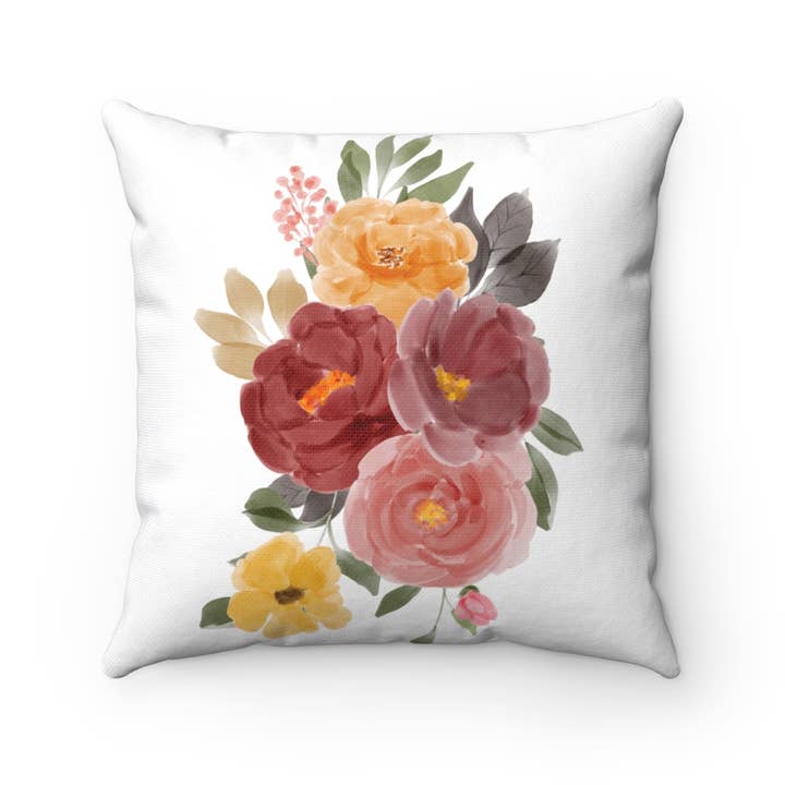 Coussin floral Bouquet victorien pour la vente par Florals.co