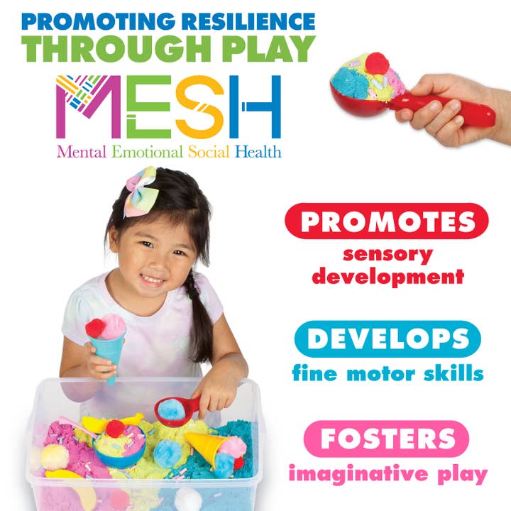 Faber-Castell / Creativity for Kids - Wholesale Toy Set - Kids - Sensory Bin Ice Cream Shop Activity Bin for Kids5