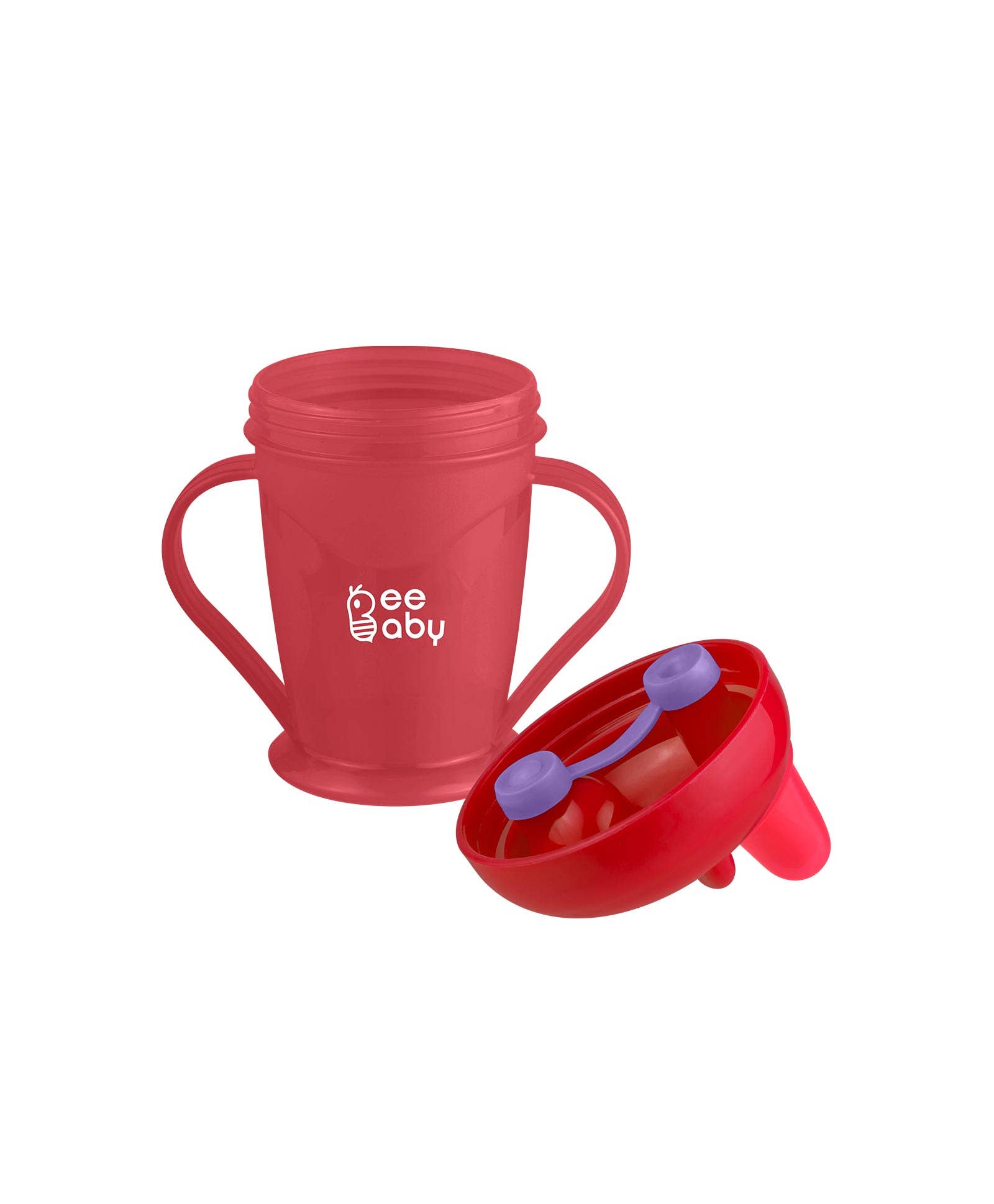 Beebaby - Wholesale Drinking Glass/Cup - Kids & Baby - Beebaby Twin Handle Sipper Single Colour 180ml / 6oz.2
