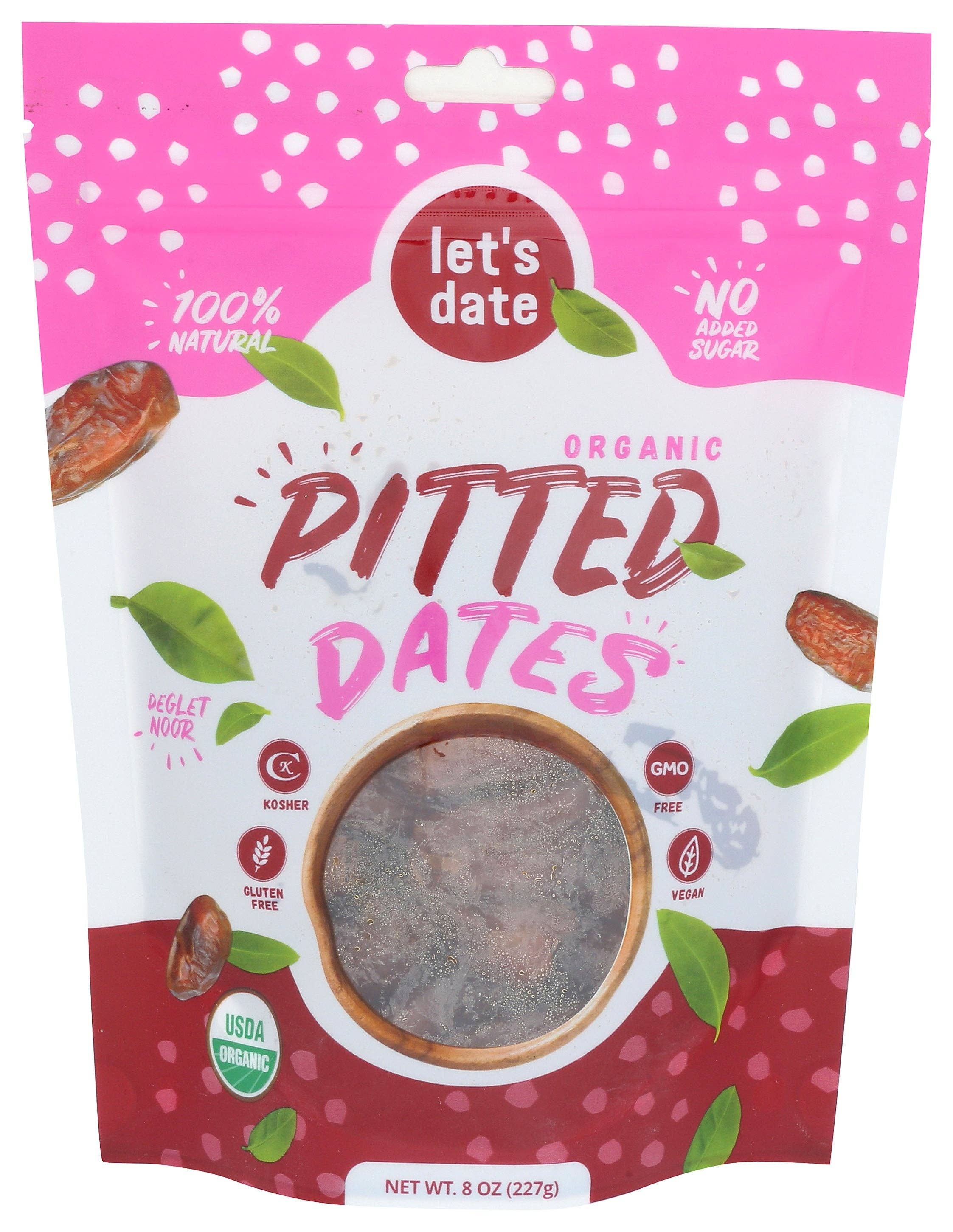 Everyday Supply Co - Wholesale Dried/Dehydrated Fruit - Lets Date Dates Pitted Organic - Case Of 60