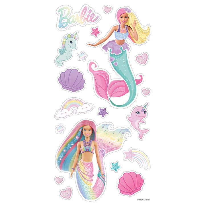 Danilo Promotions Ltd – wholesale Birthday card – Barbie Age 5 Sticker Birthday Card3