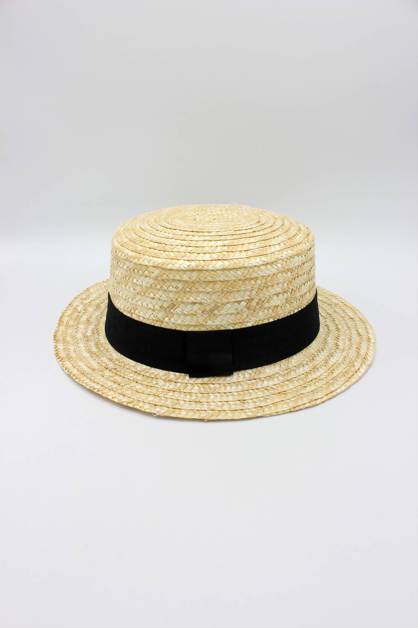 Hologramme Paris - Wholesale Straw Hat - Unisex - 14063 Straw Boater - Natural1