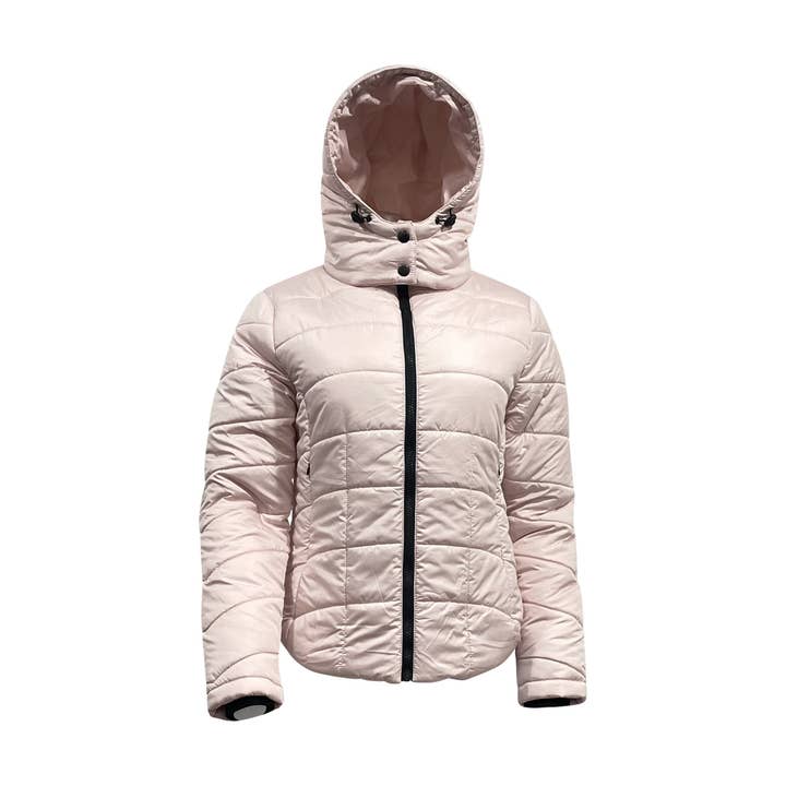 Therapy - Wholesale Puffer Jacket - Women's - "Therapy" Ladies Shirt Tail Fitted Padded Jacket7