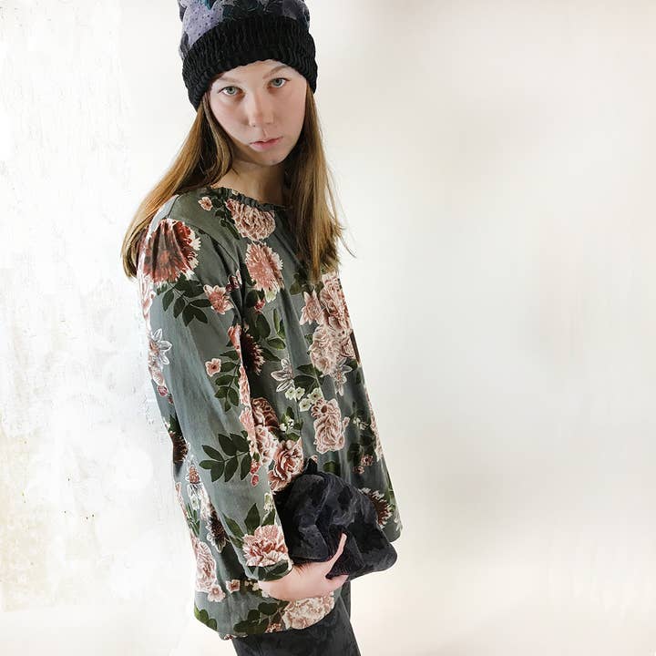 Candide Top Ecru por atacado de Little Journeys Chicago