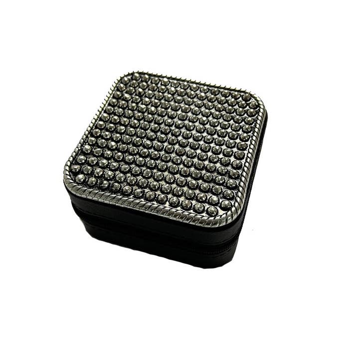Snowing West - Wholesale Jewelry Box/Organizer - WESTERN BUBBLE METAL PLATE JEWELRY BOX