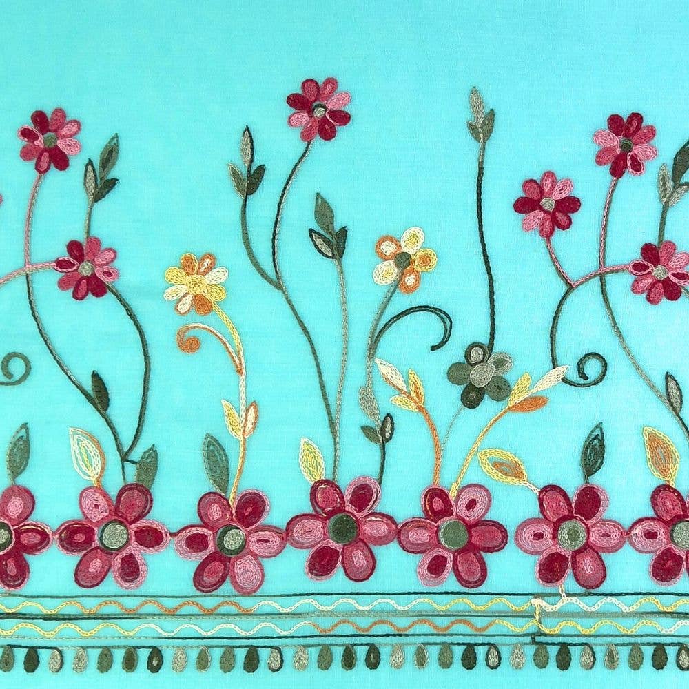 Humble Hilo – Engroshandel Tørklæde - Dame – Humble Hilo Broderet tørklæde/sjal med blomster32