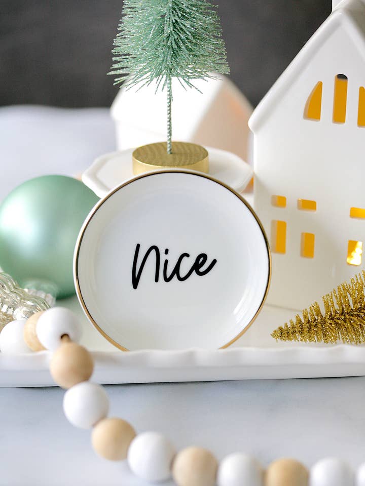 Christmas Ring Dish - Nice for wholesale by Younique Ornaments