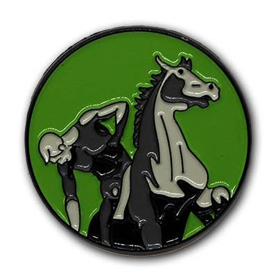 Enamel Pin: Huntington's The Torch Bearers for wholesale by Chrysler Museum of Art