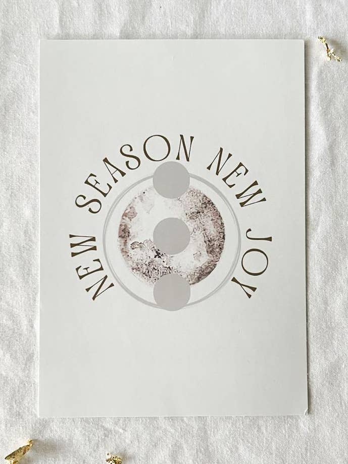 Bemoedigende kaart/afdruk - Nieuw seizoen, nieuwe vreugde voor wholesale door Alt/har