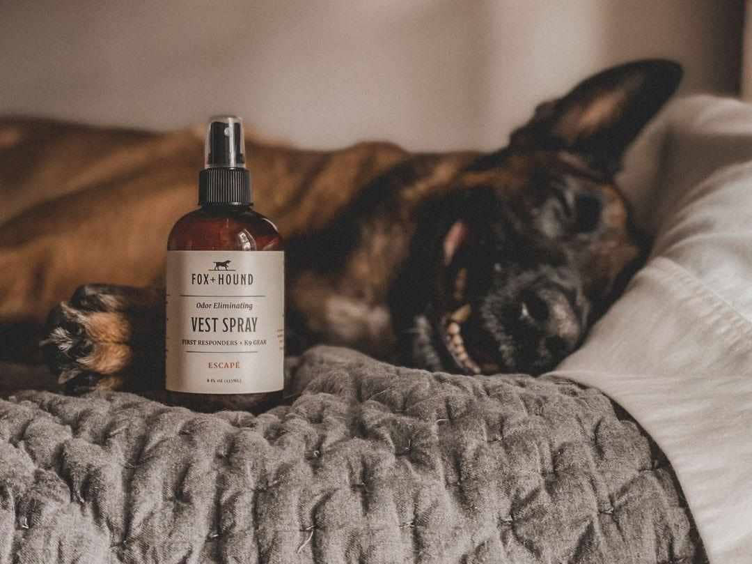 Fox + Hound - Wholesale Pet Deodorizing Spray - FOX+ HOUND VEST SPRAY FOR POLICE & K9 GEAR 1ST RESPONDERS5