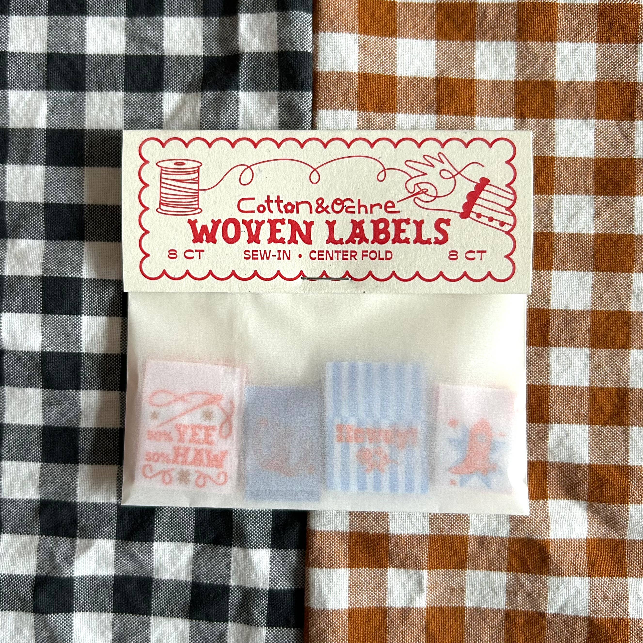 Cotton and Ochre - Wholesale Craft Supplies - Yee Haw Pack Woven Labels