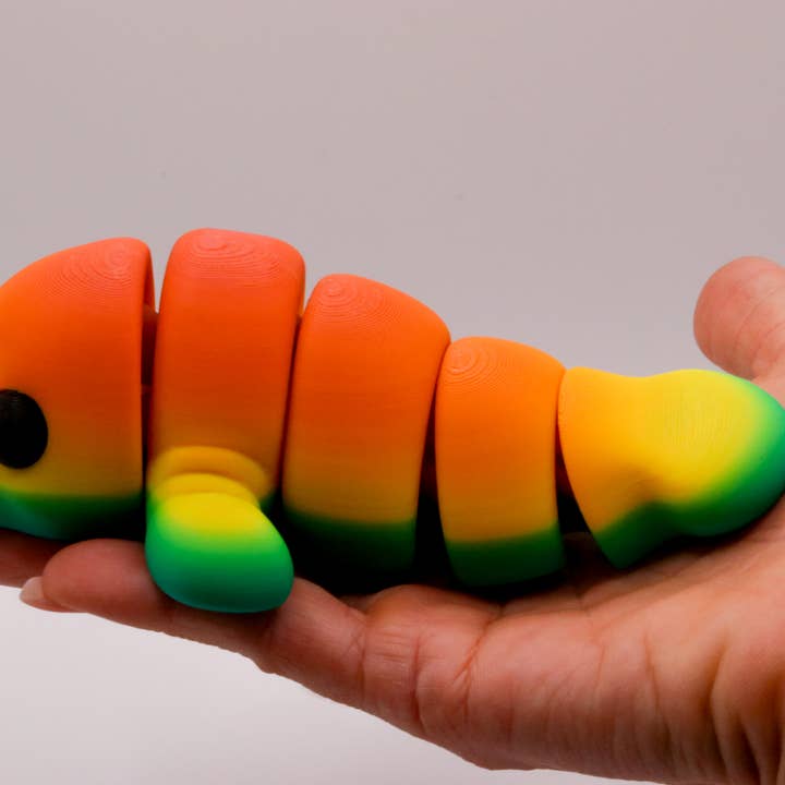 Kings Bay Creations - Wholesale Fidget Toy - Kids - 3D Printed articulating manatee3