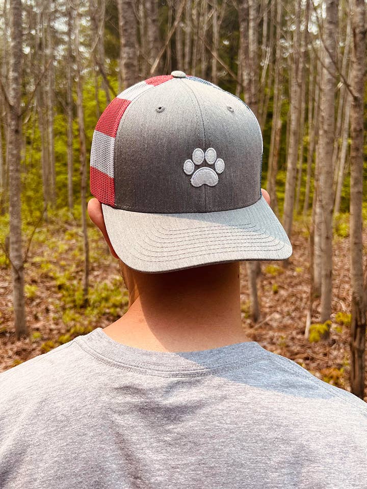 Signature Paw Flag Hat for wholesale by PAWZ