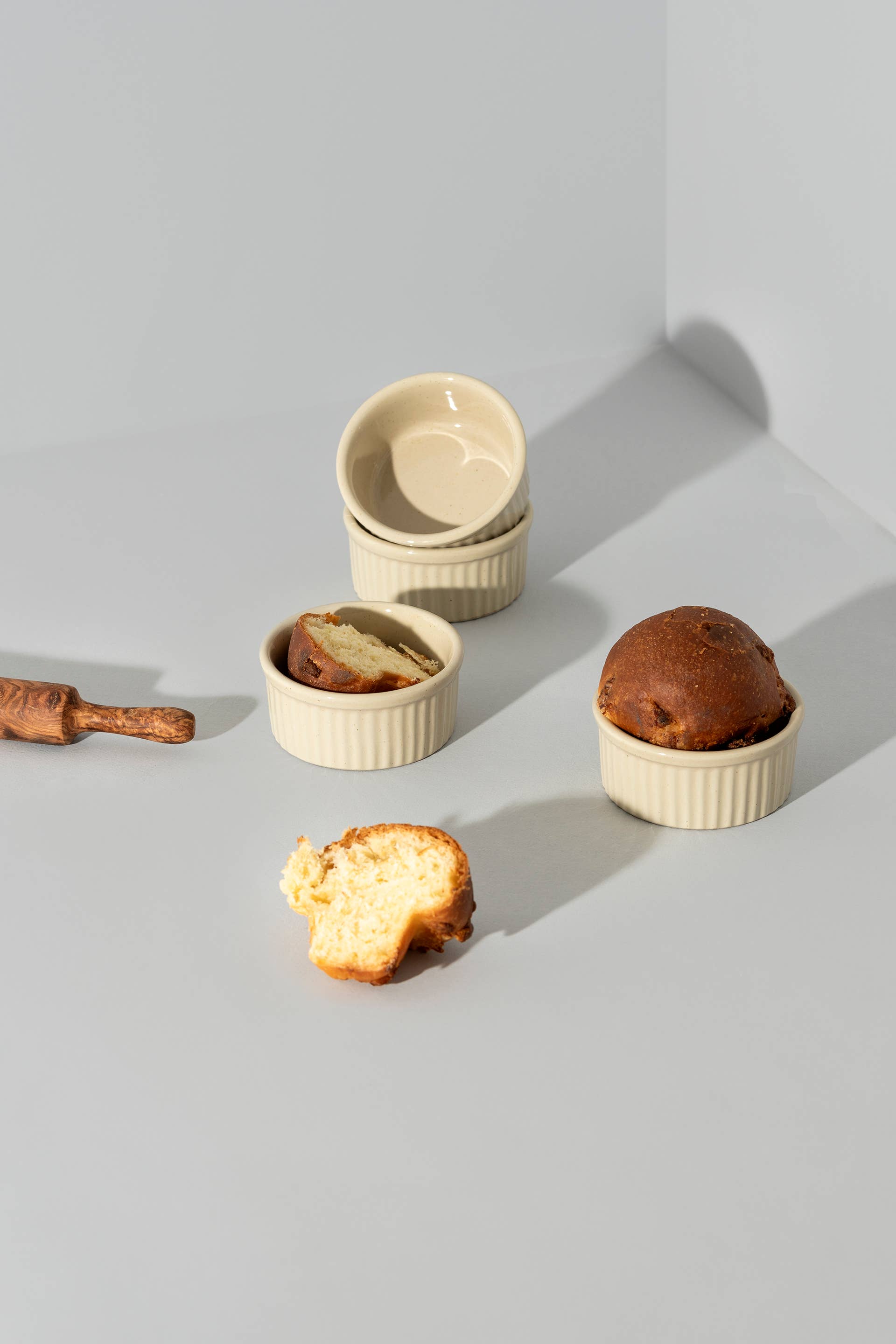 GHARYAN Stoneware & Olive Wood Tableware | Ships from USA - Vendita all'ingrosso Pirottino - Ramekin in Terracotta Fatti a Mano | Dal Forno alla Tavola2