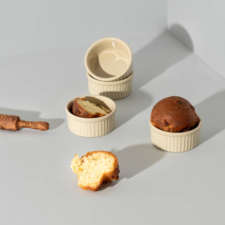 GHARYAN Stoneware & Olive Wood Tableware | Ships from USA - Vendita all'ingrosso Pirottino - Ramekin in Terracotta Fatti a Mano | Dal Forno alla Tavola2